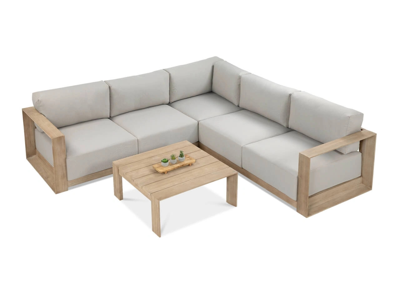 Narożnik ogrodowy drewniany wypoczynkowy ROYAL Caffe - Furrore