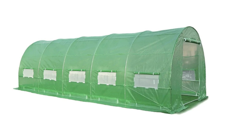 Tunel PODW&Oacute;JNE Drzwi 4x6x2 - 24m2 Zielony od Cultivo na białym tle