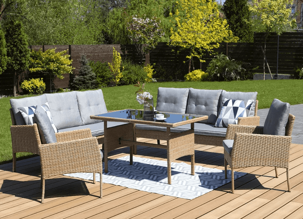 Zestaw technorattanowy CORTINA FAMILY Beige