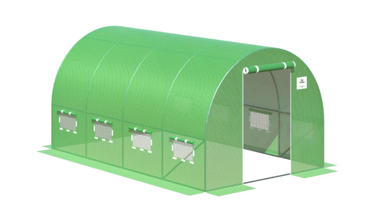 Tunel Foliowy 2,5x4x2 - 10m2 4 sekcje, zielony