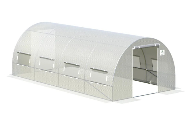 Tunel PODW&Oacute;JNE Drzwi 3x6x2 na białym tle