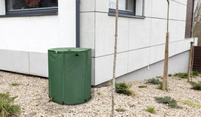 Zbiornik na deszcz&oacute;wkę 500L Dark Green - CULTIVO